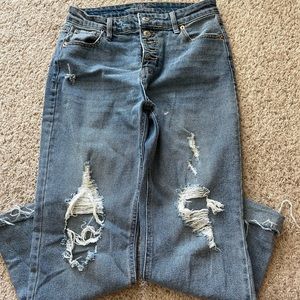 Wild fable high rise straight ankle jeans